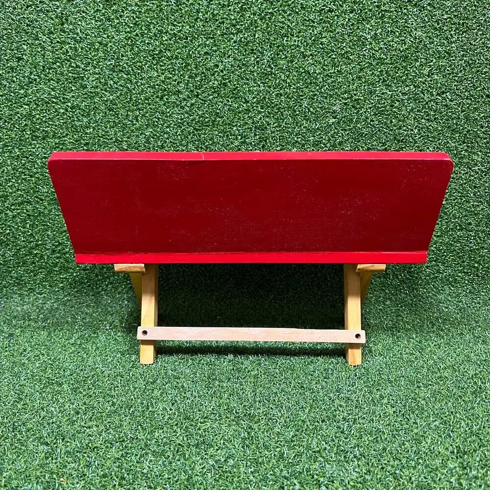 Vintage 1998 Coca-Cola Miniature Wooden Display Bench